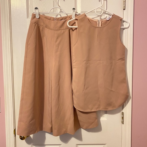 Summer Set (wide leg cropped pant+sleeveless top) - Picture 1 of 3